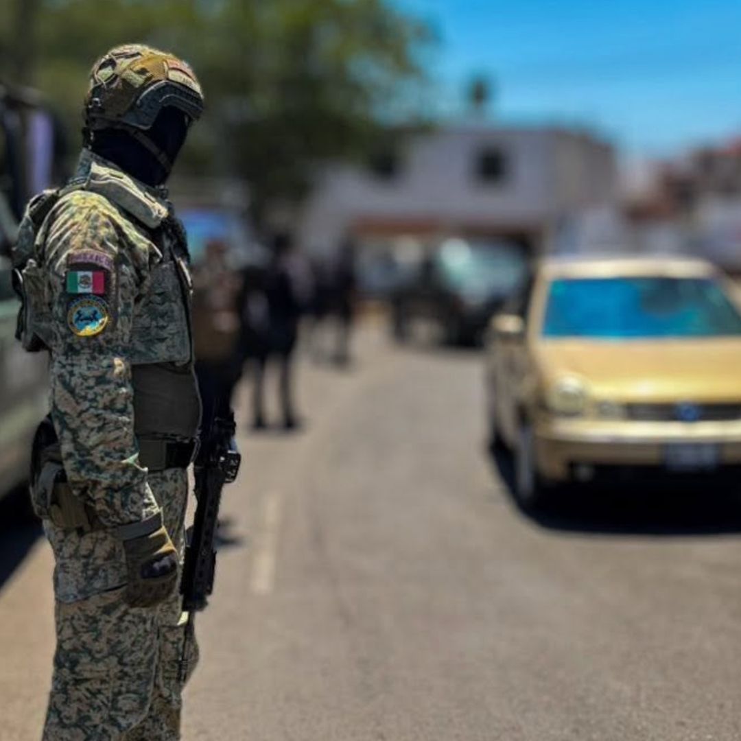 La zona fue resguardada.
